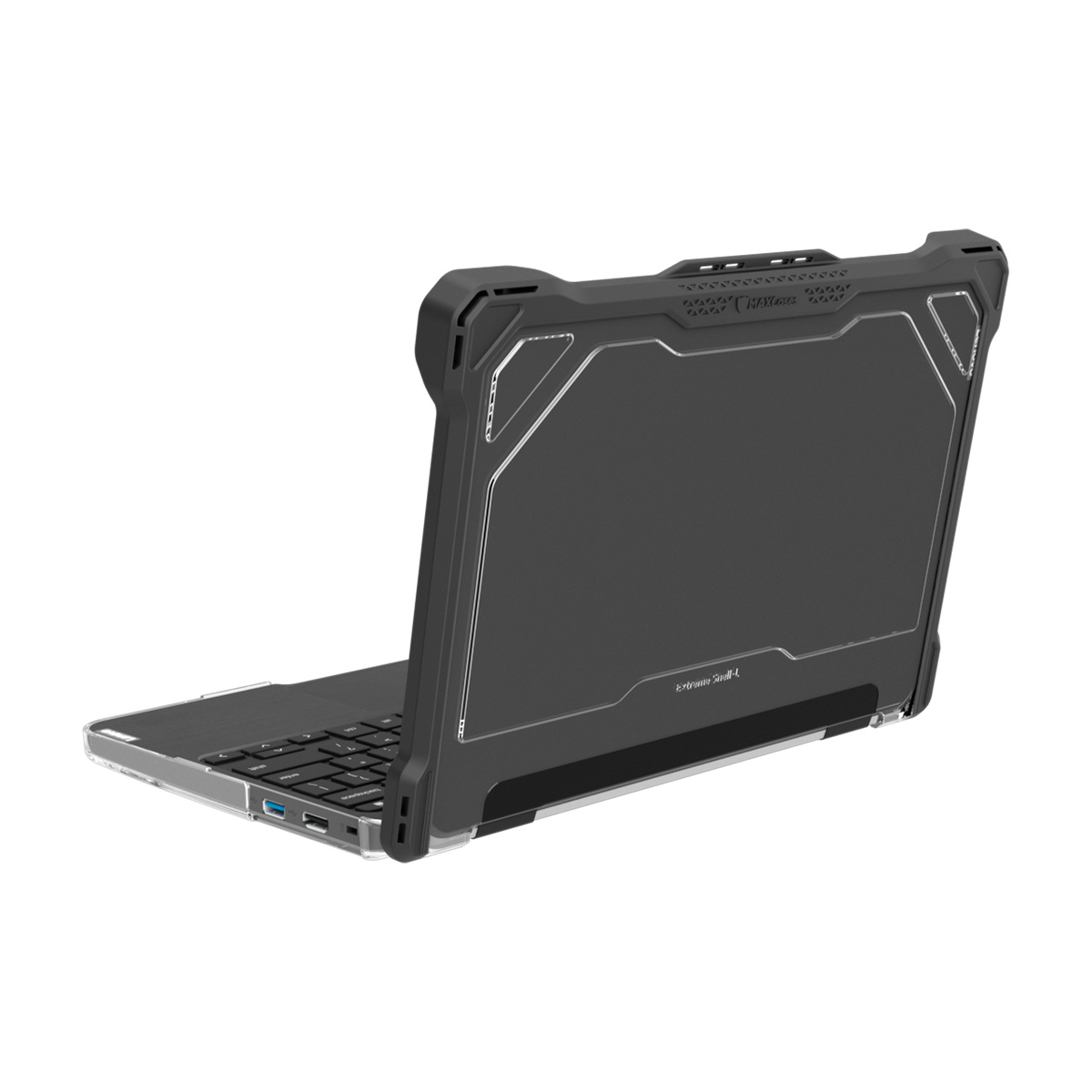 MAXCases Extreme Shell-F3 for Asus CR/CZ/BR 1104 11.6" & 1204 12.2" Clamshell and 2-in-1 Models (Gray)