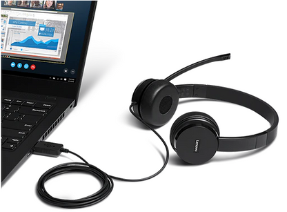 Lenovo 100 USB Stereo Headset